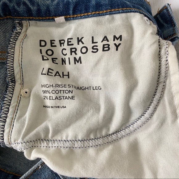 Derek Lam High Waist Straight Jeans 24 - Picture 9 of 9